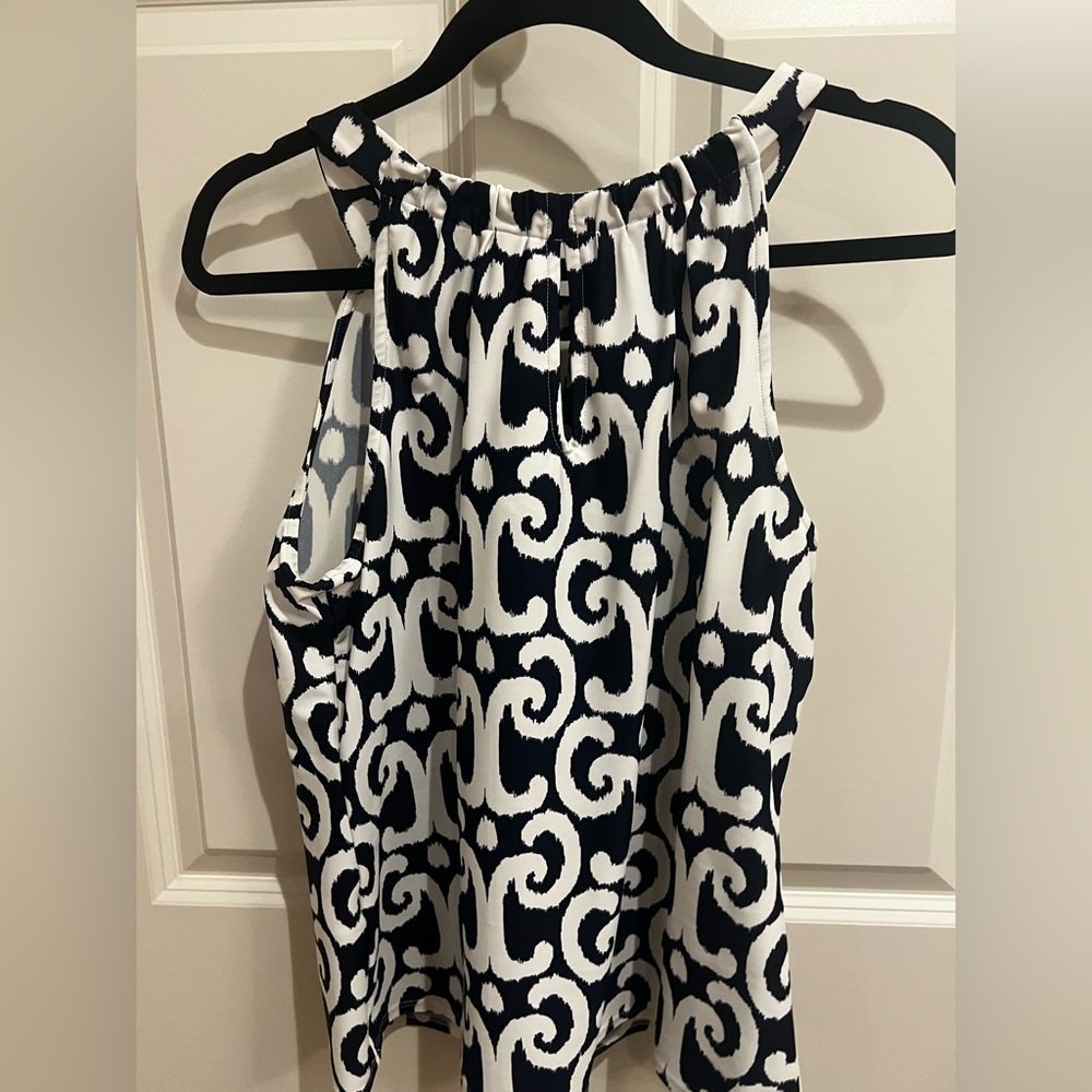 Stylish blue and White Women's Top
